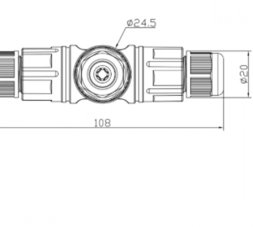 SV-373 ip68 su altı konnektör vidalı